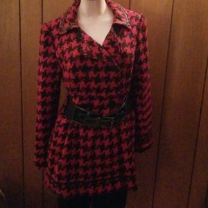Candies Red and Black Plaid Jacket